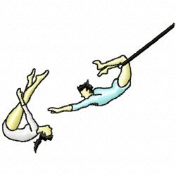 Cirque Embroidery Design 11